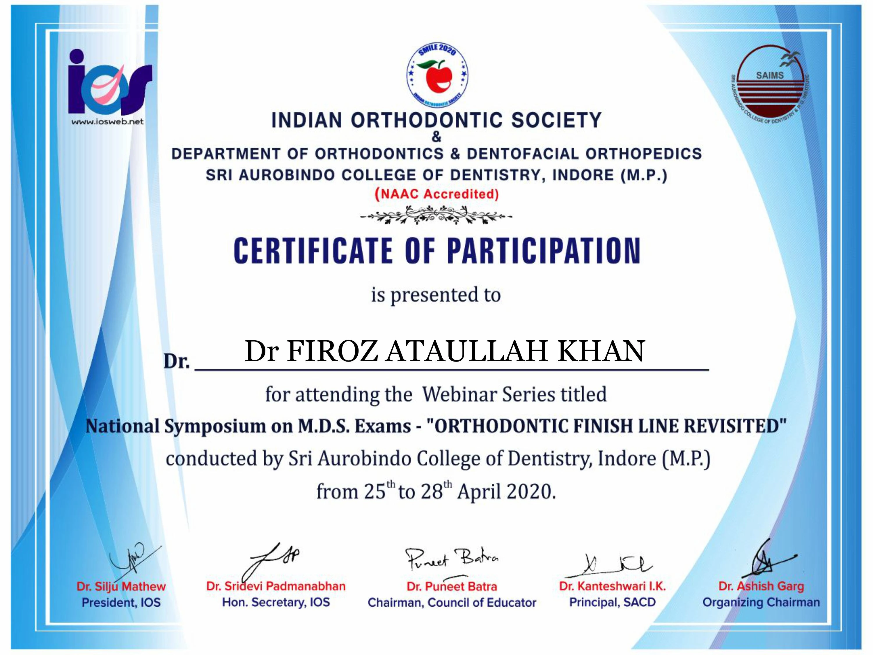 Certificate 3